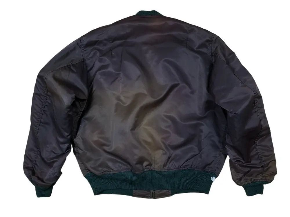 Vintage Vintage Bomber Jacket Dark Brown Size US M / EU 48-50 / 2 - 3 Thumbnail