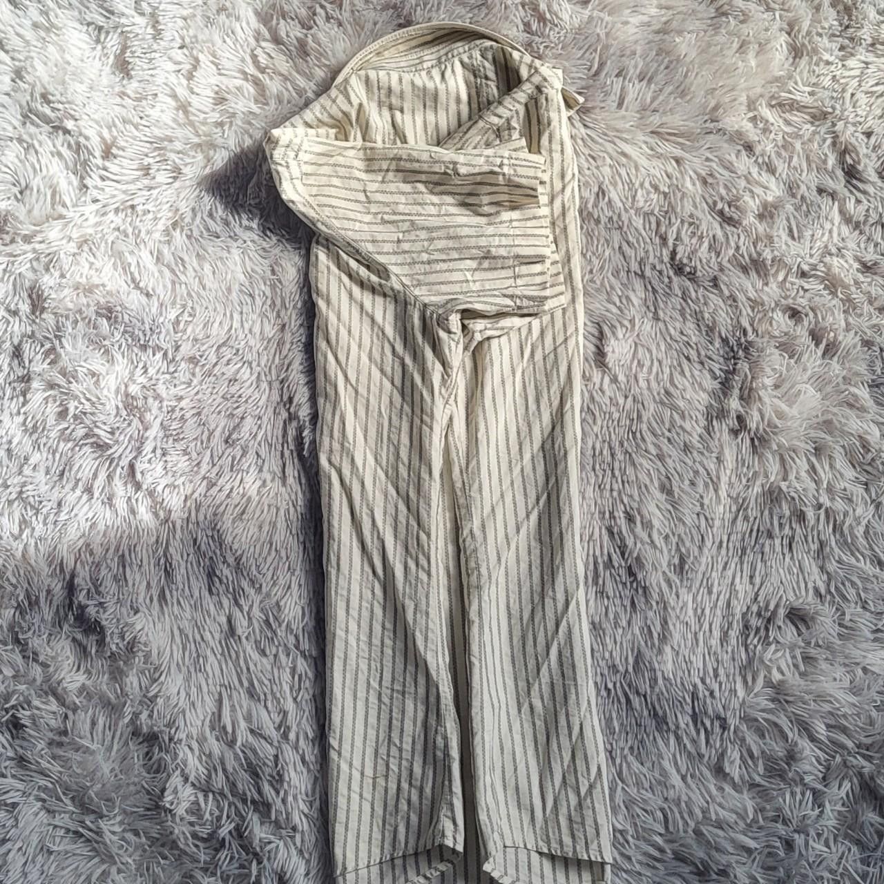 Hugo Boss Hugo Boss Men's Grey and Cream Shirt - Size L Size US L / EU 52-54 / 3 - 7 Thumbnail