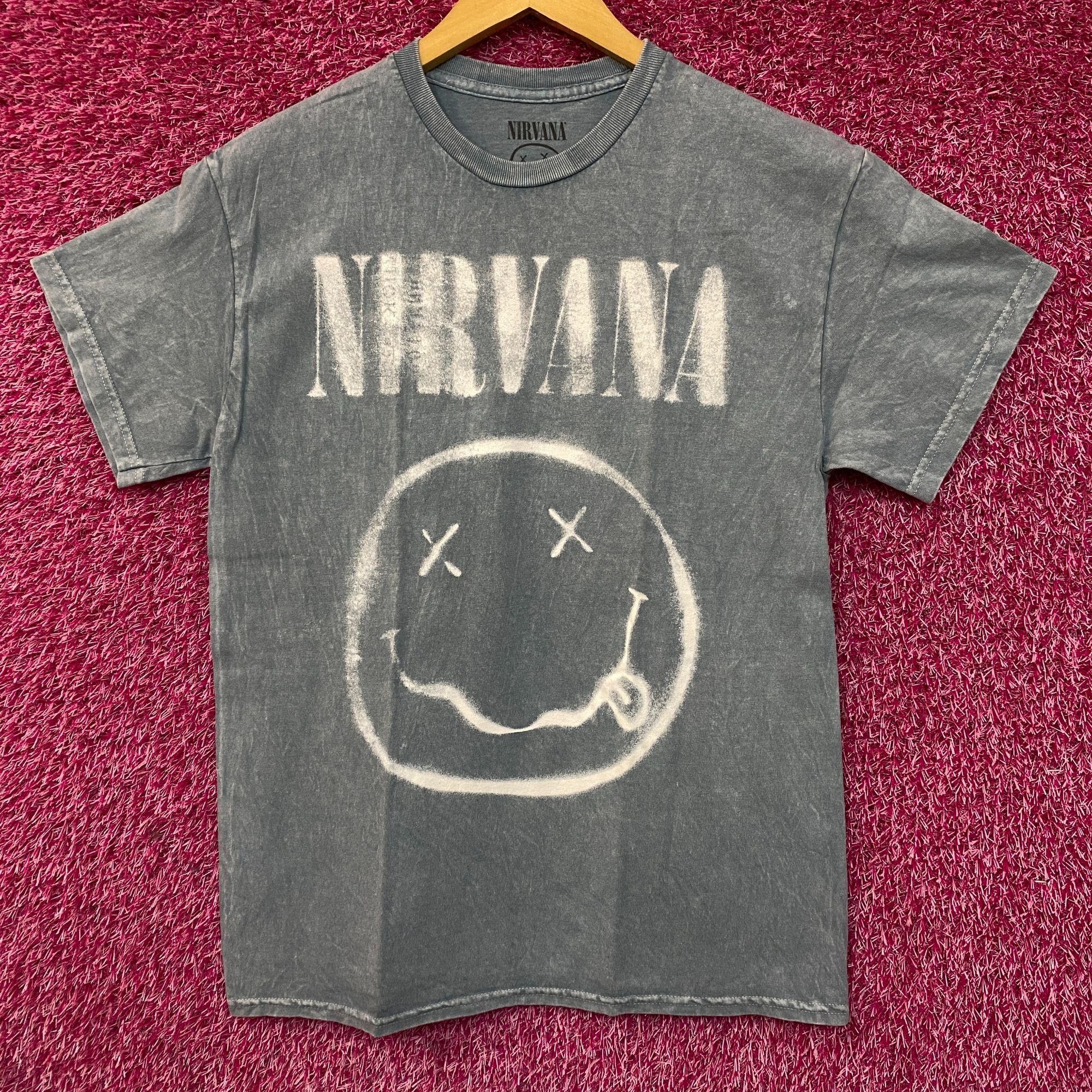 Nirvana Nirvana Nevermind Smiley Grunge Band T-Shirt Medium Size US M / EU 48-50 / 2 - 1 Thumbnail