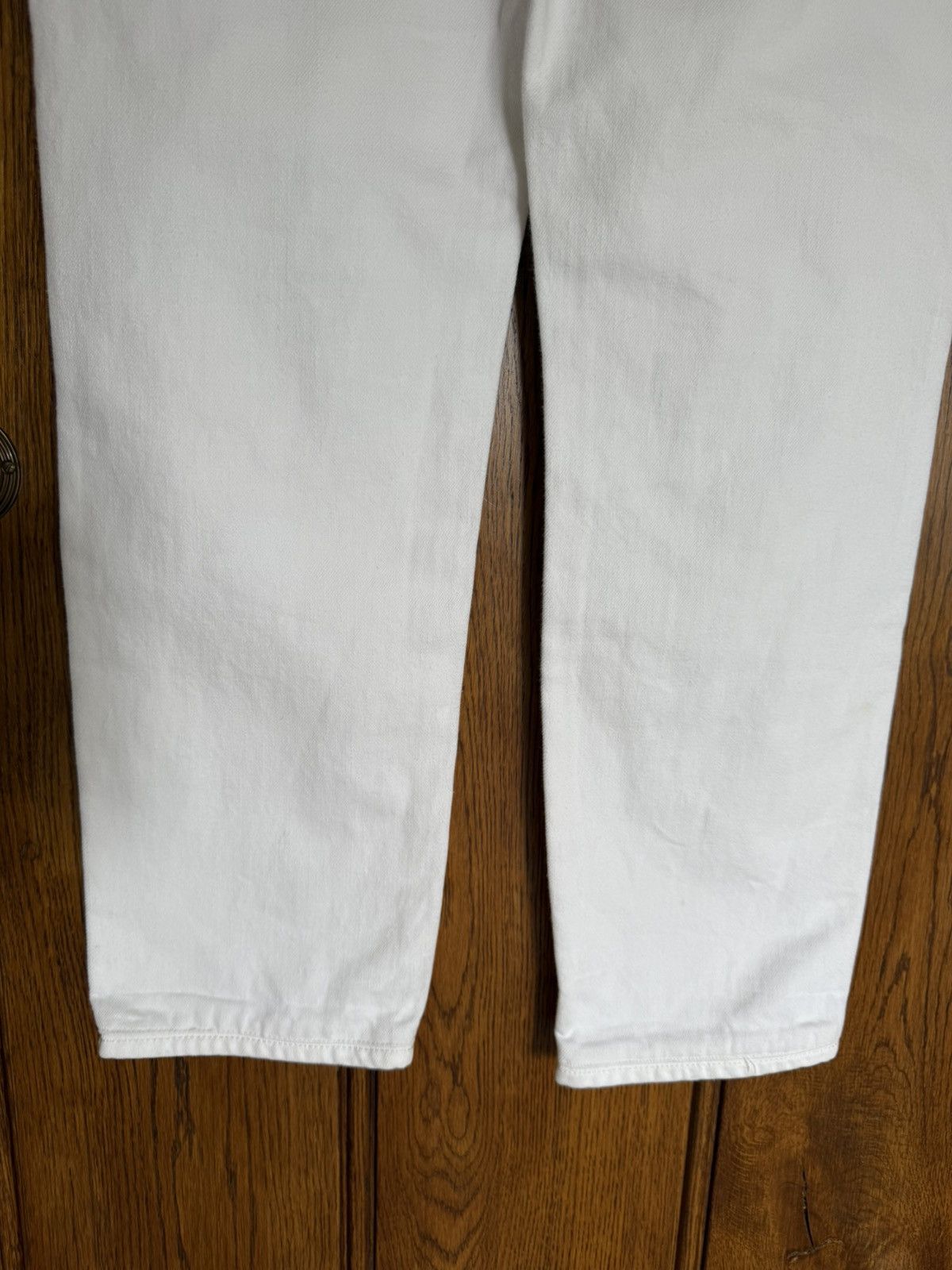 Celine Celine white jeans mid wasit slim leg 30 Hedi Slimane grail Size US 30 / EU 46 - 21 Thumbnail
