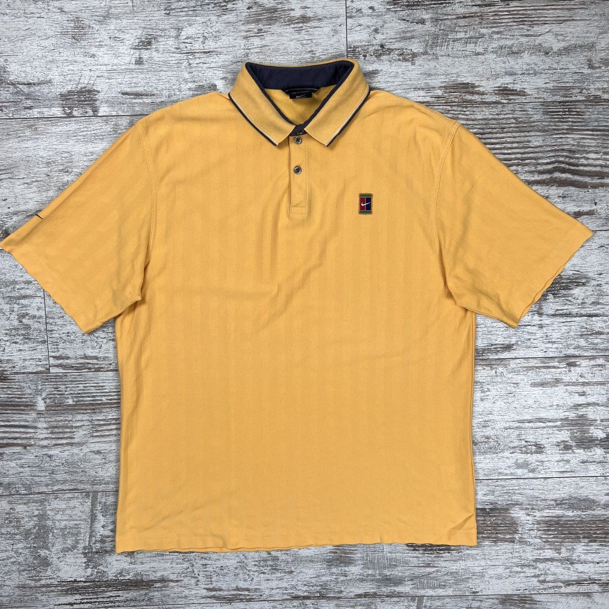 Nike × Vintage Vintage Nike Challenge Court T-Shirt Mens Sampras Agassi Size US M / EU 48-50 / 2 - 1 Thumbnail