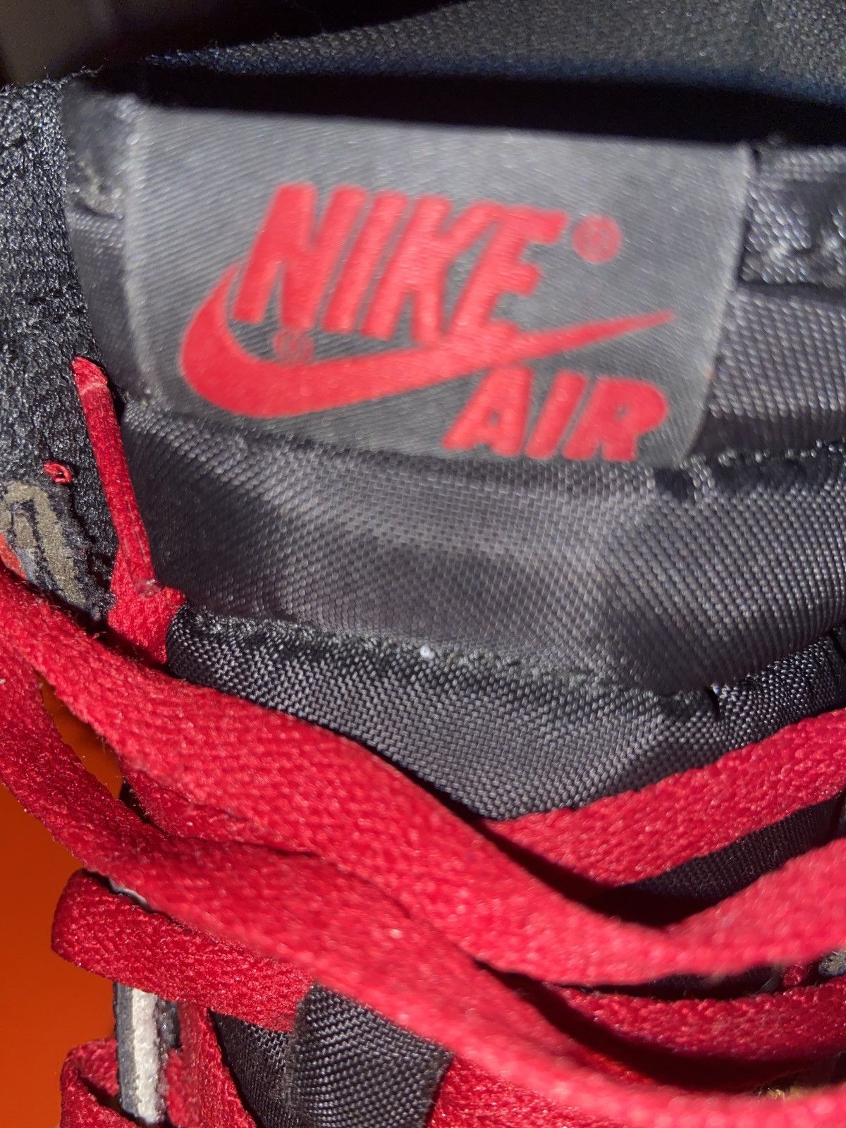 Jordan Brand Jordan 1 Bred Toe High Size US 12 / EU 45 - 8 Thumbnail