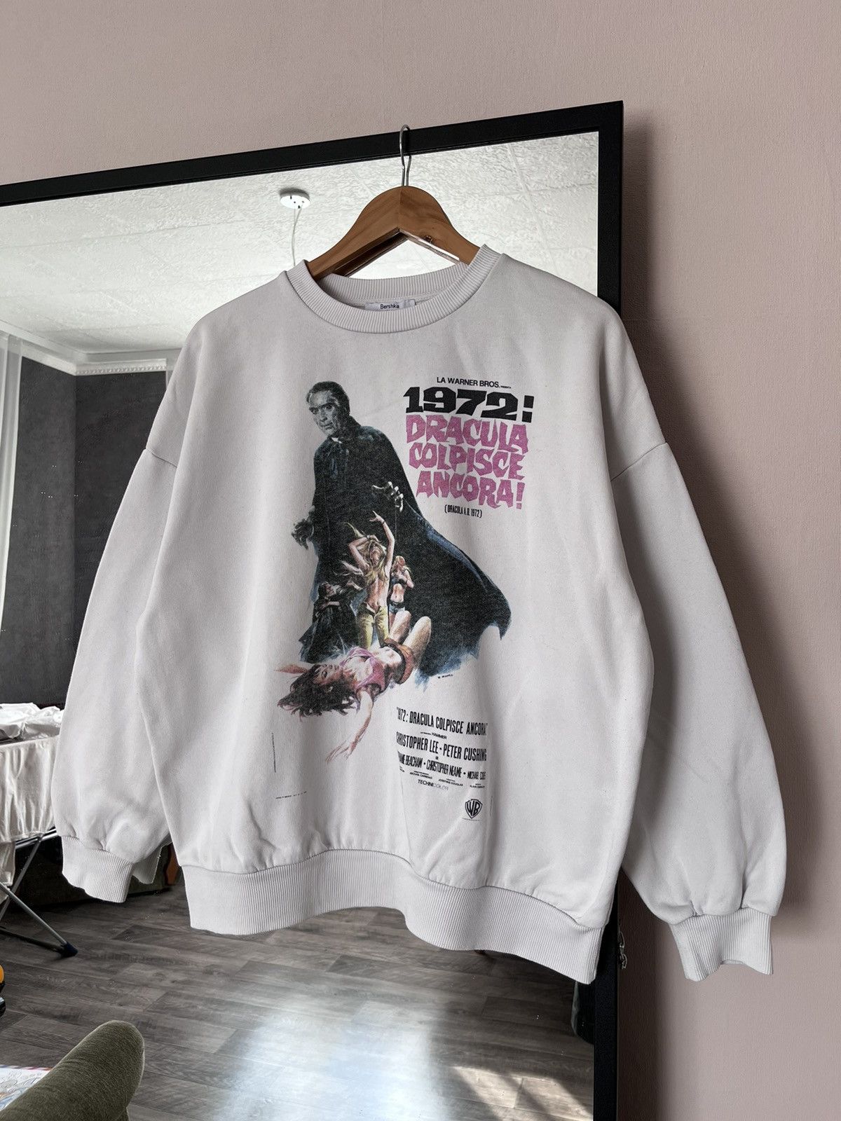 Vintage RARE! Hummer Dracula Colpisce Ancora Warner Bros Sweatshirt Size US M / EU 48-50 / 2 - 1 Thumbnail