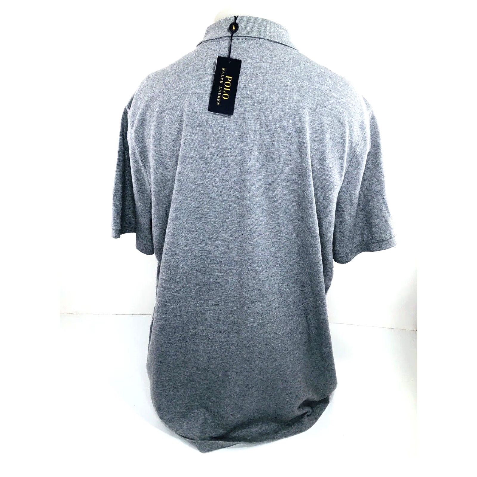Ralph Lauren POLO RALPH LAUREN Polo Shirt - XL Embroidered Pony - Light Gray - Men - Regular Fit - NEW w TAG Size US XL / EU 56 / 4 - 3 Thumbnail