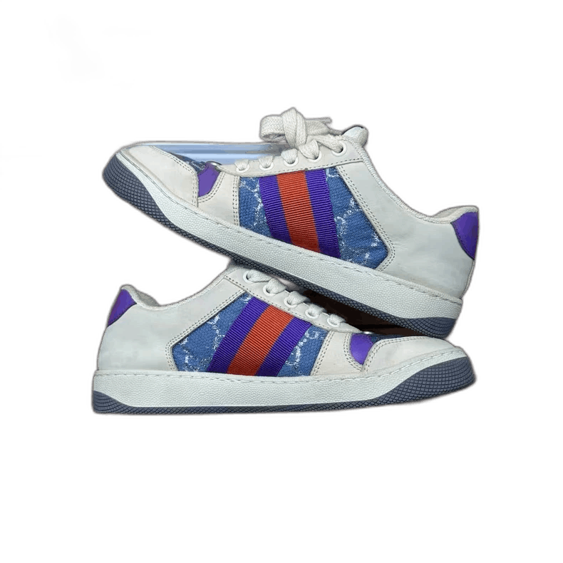Gucci Gucci Dirty Sneakers in Blue Size 35 Size US 5 / IT 35 - 1 Thumbnail