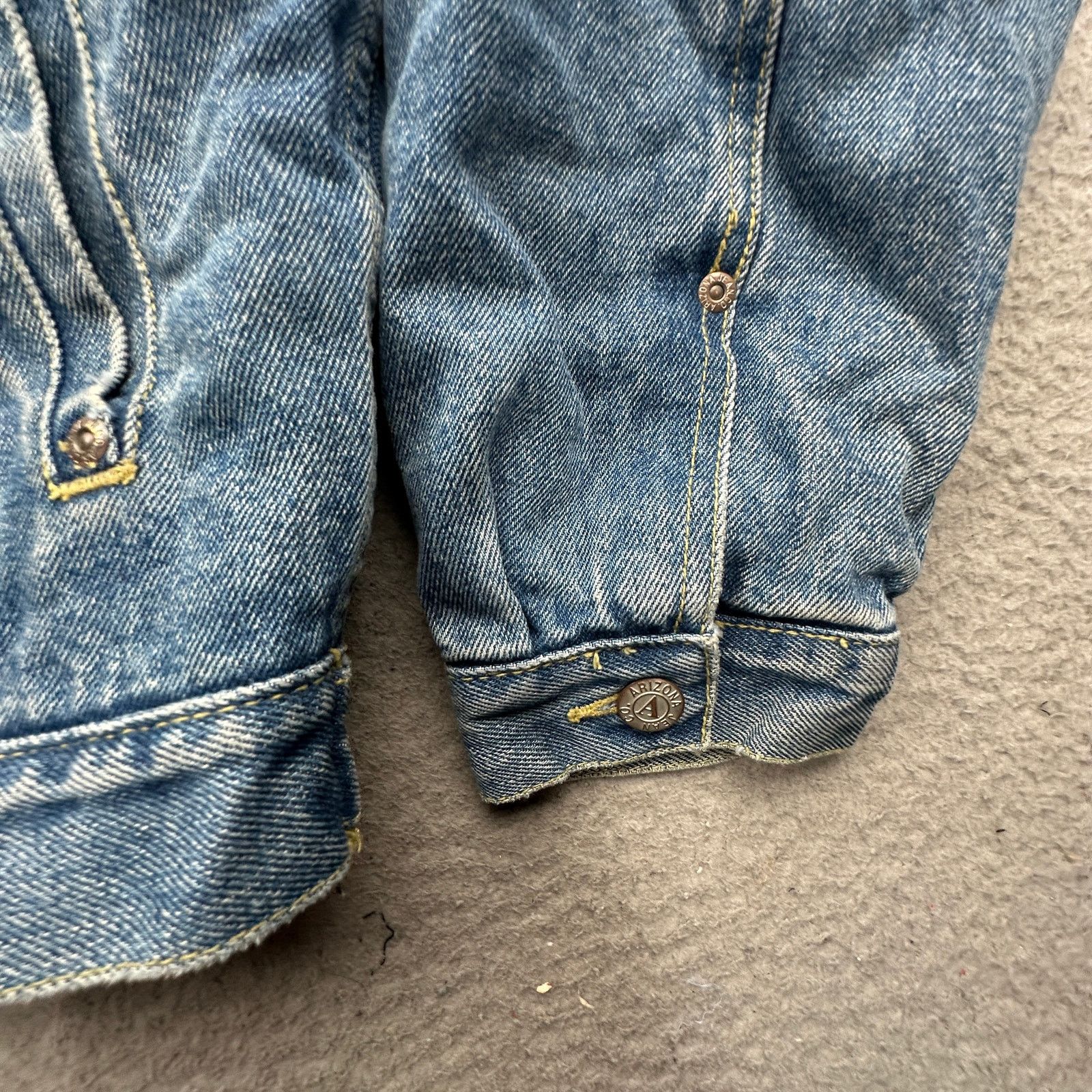 Other VTG Arizona Jean Company Sherpa Lined Denim Jean Jacket S Size US S / EU 44-46 / 1 - 9 Thumbnail