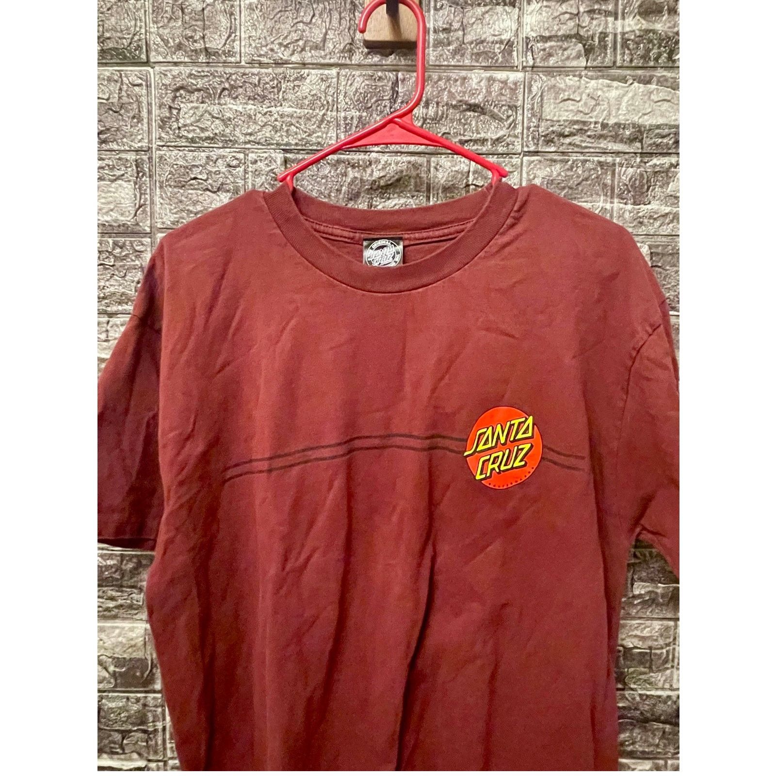 Santa Cruz Skateboards Santa Cruz Skateboards Red Dot Logo T-Shirt, L / Maroon Size US L / EU 52-54 / 3 - 4 Thumbnail