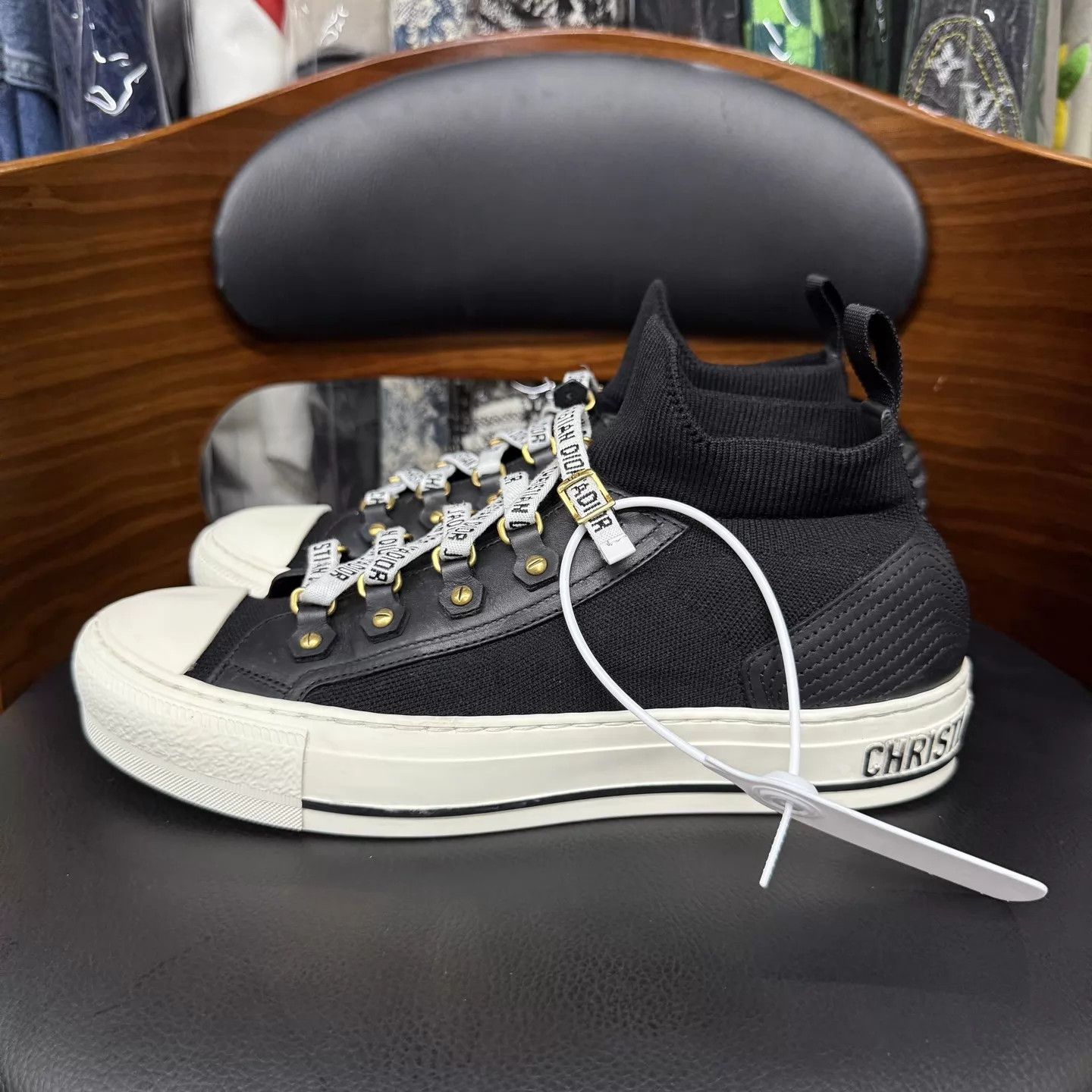 Dior Dior Walk‘n'Dior Black & White Platform EU 38.5 Like New Size US 8 / IT 38 - 6 Thumbnail