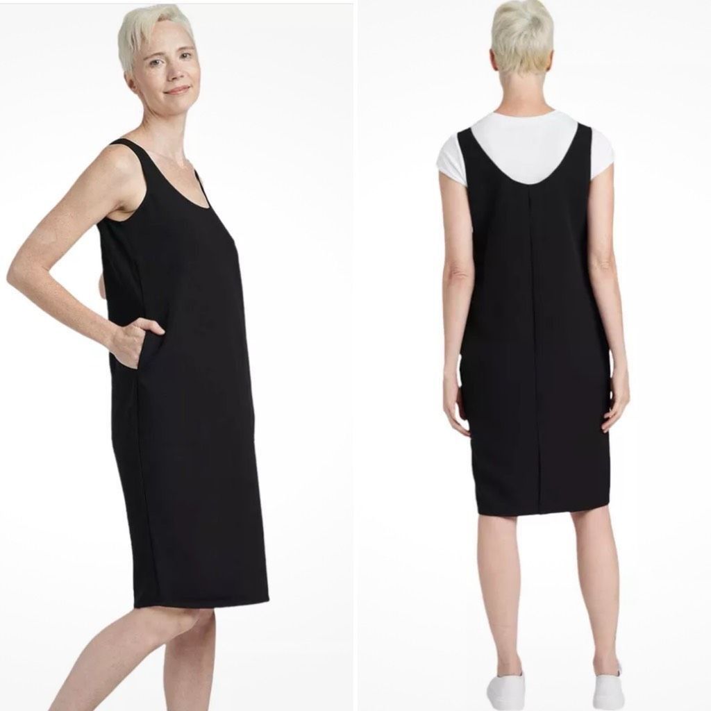 Other Universal Standard Remi Crepe Dress Black XS 12 10 Size L / US 10 / IT 46 - 1 Thumbnail