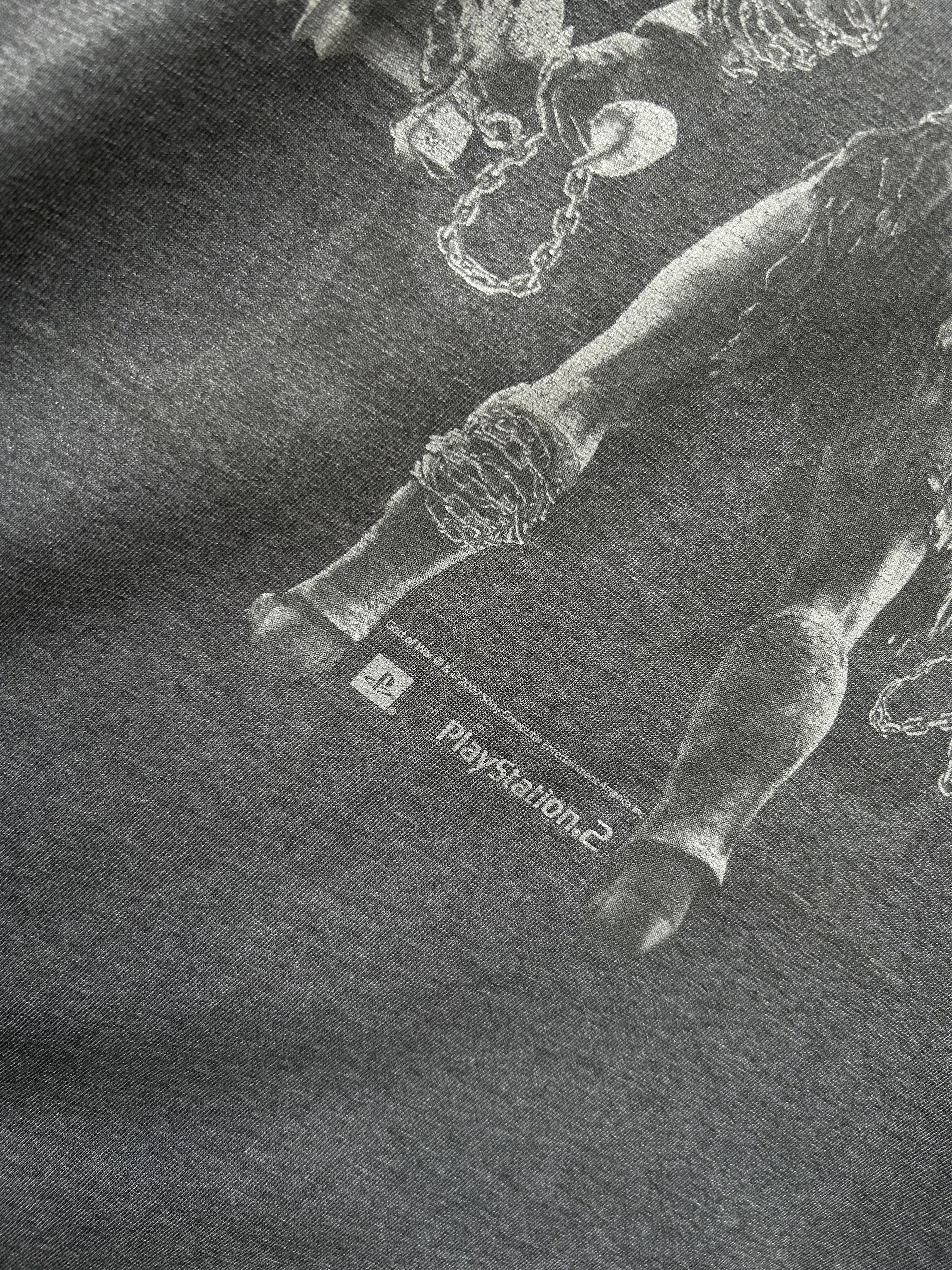 Playstation Vintage 2007 God of War Playstation 2 Game Promo T-shirt Size US XL / EU 56 / 4 - 5 Thumbnail