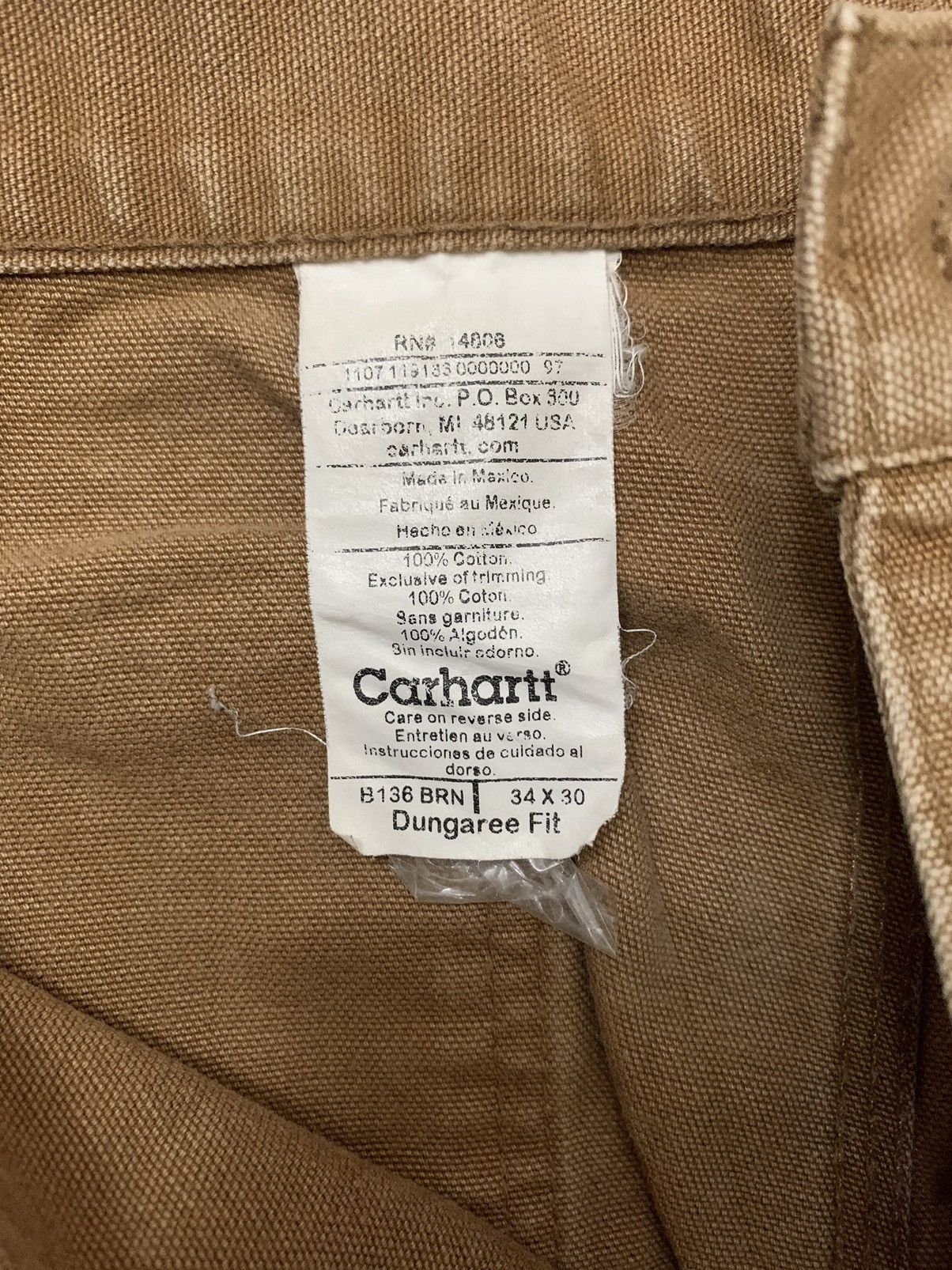 Carhartt 🏷Carhartt Double-Knee Workwear Pants (34 x 30) Size US 34 / EU 50 - 5 Thumbnail