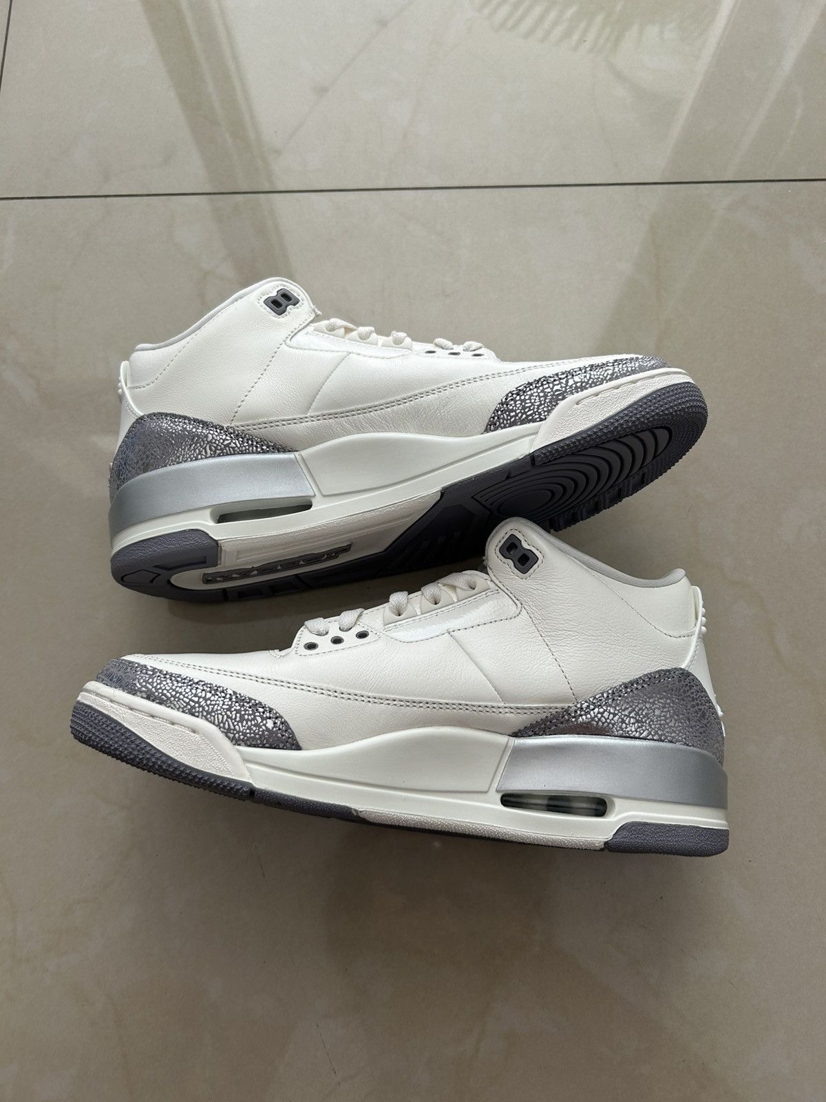 Jordan Brand Jordan 3 sail cement gray Size US 9.5 / EU 42-43 - 2 Thumbnail