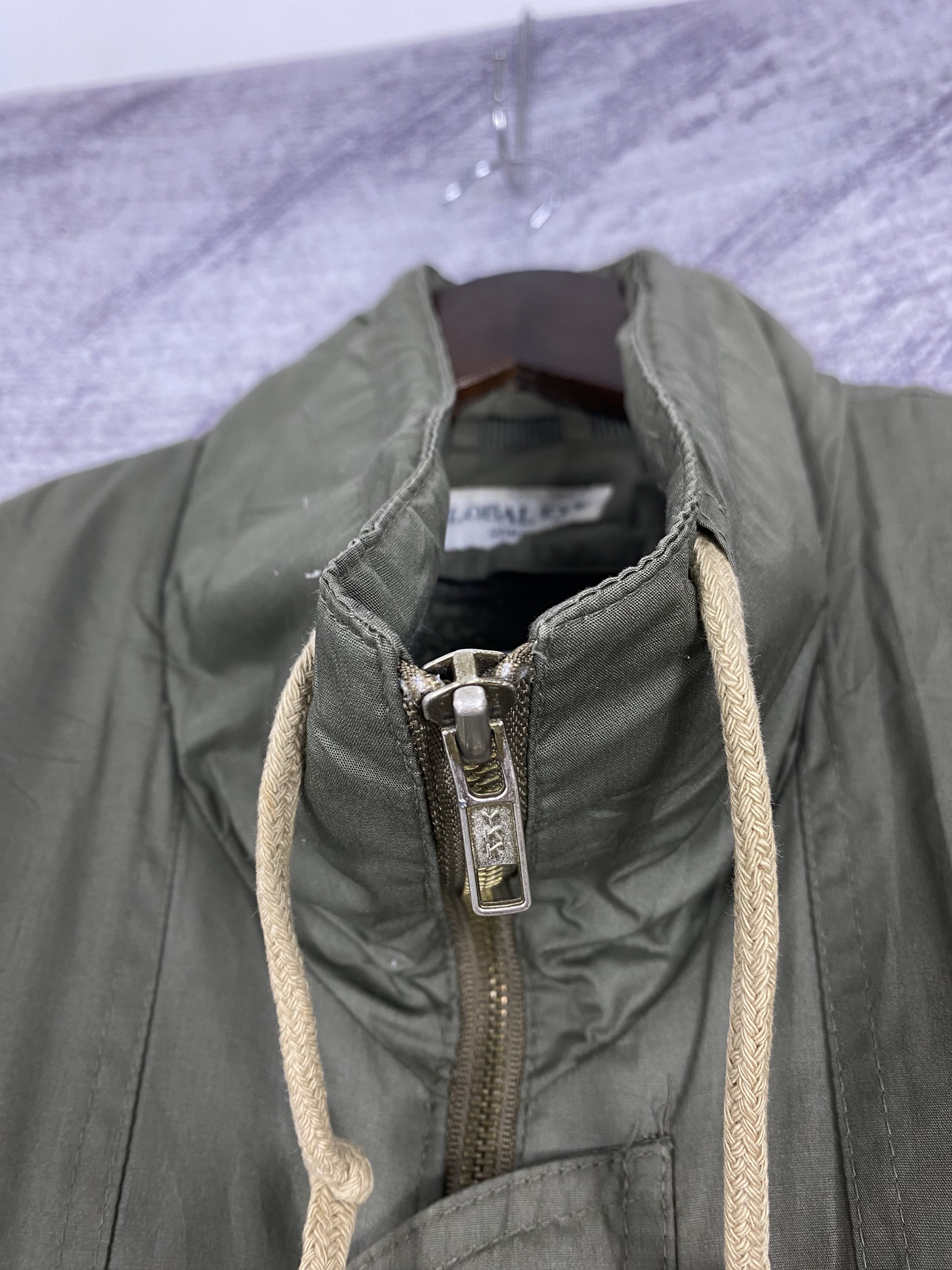 Japanese Brand Vintage Global Eye Fleece Lining Full Zip Bombers Jacket Size US M / EU 48-50 / 2 - 3 Thumbnail