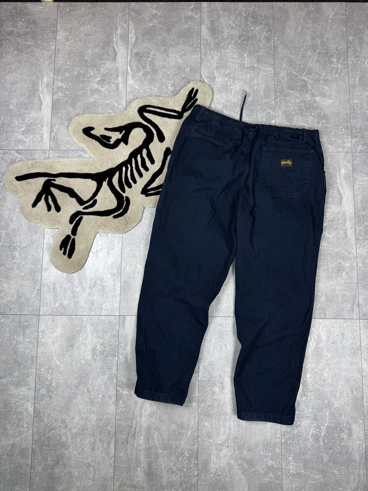 Stan Ray Mens Vintage Stan Ray Baggy pangs denim XL navy workwear usa Size US 36 / EU 52 - 1 Thumbnail