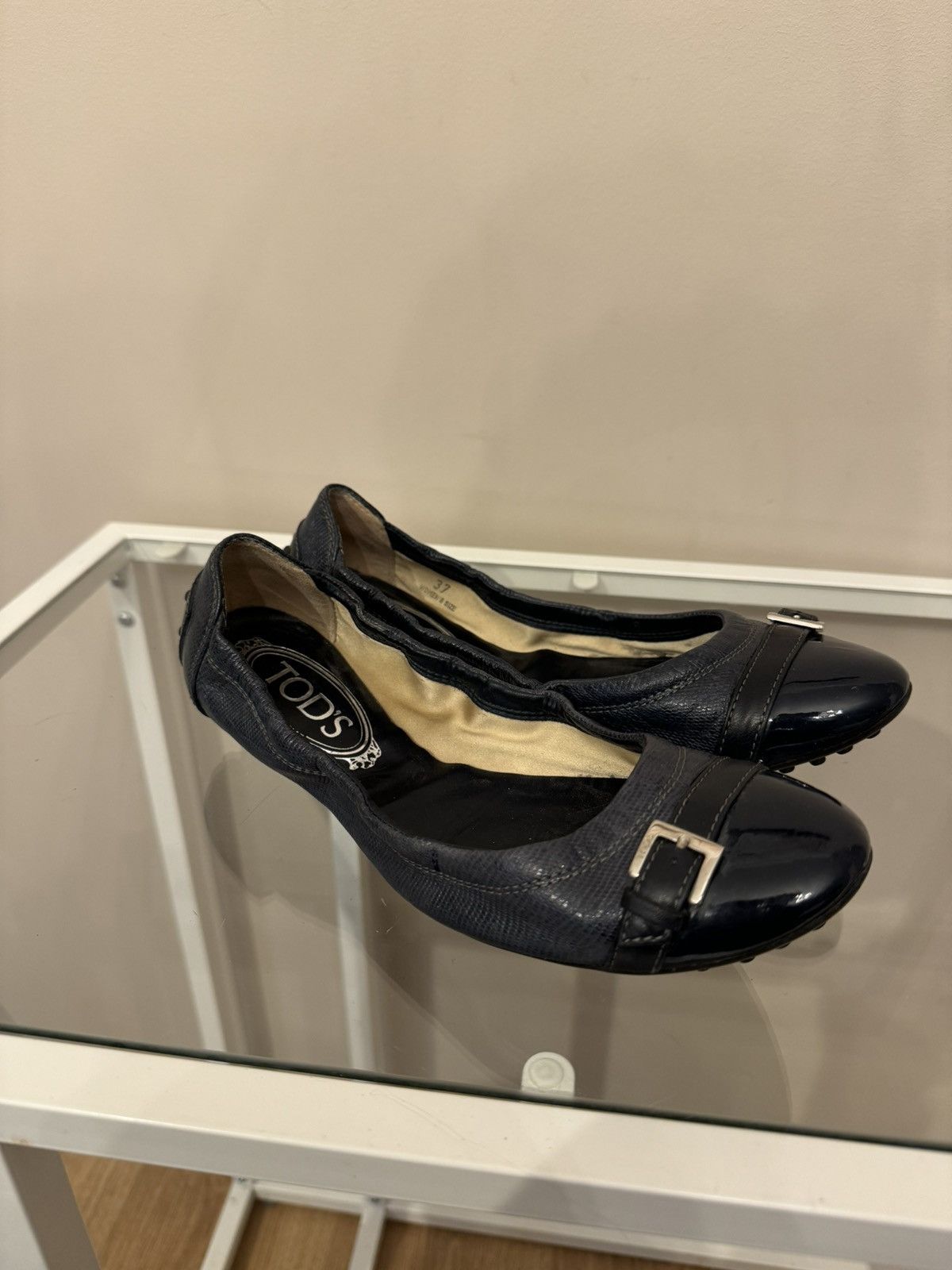 Genuine Leather Tod’s ballerinas sandals summer leather size 37 Size US 7 / IT 37 - 1 Thumbnail