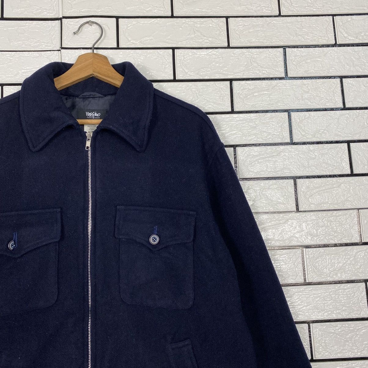 Issey Miyake 📌Vintage Wool Chore Jacket Zipper Blanket Massimo Supply Size US M / EU 48-50 / 2 - 7 Thumbnail
