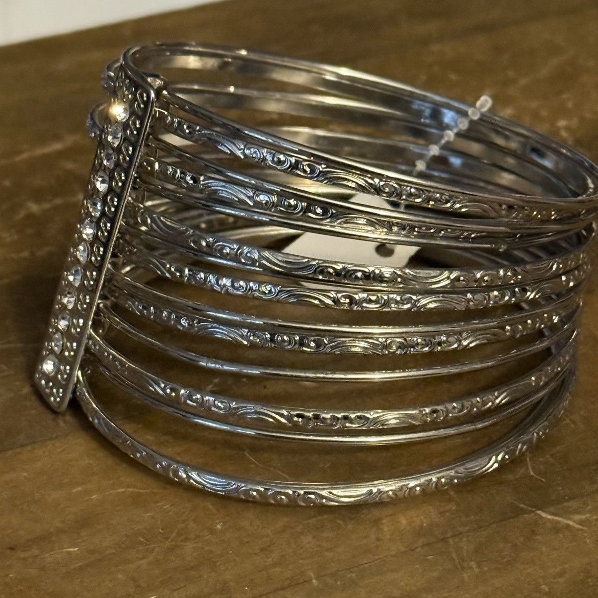Other Silver tone bangle bracelets set Size ONE SIZE - 2 Thumbnail