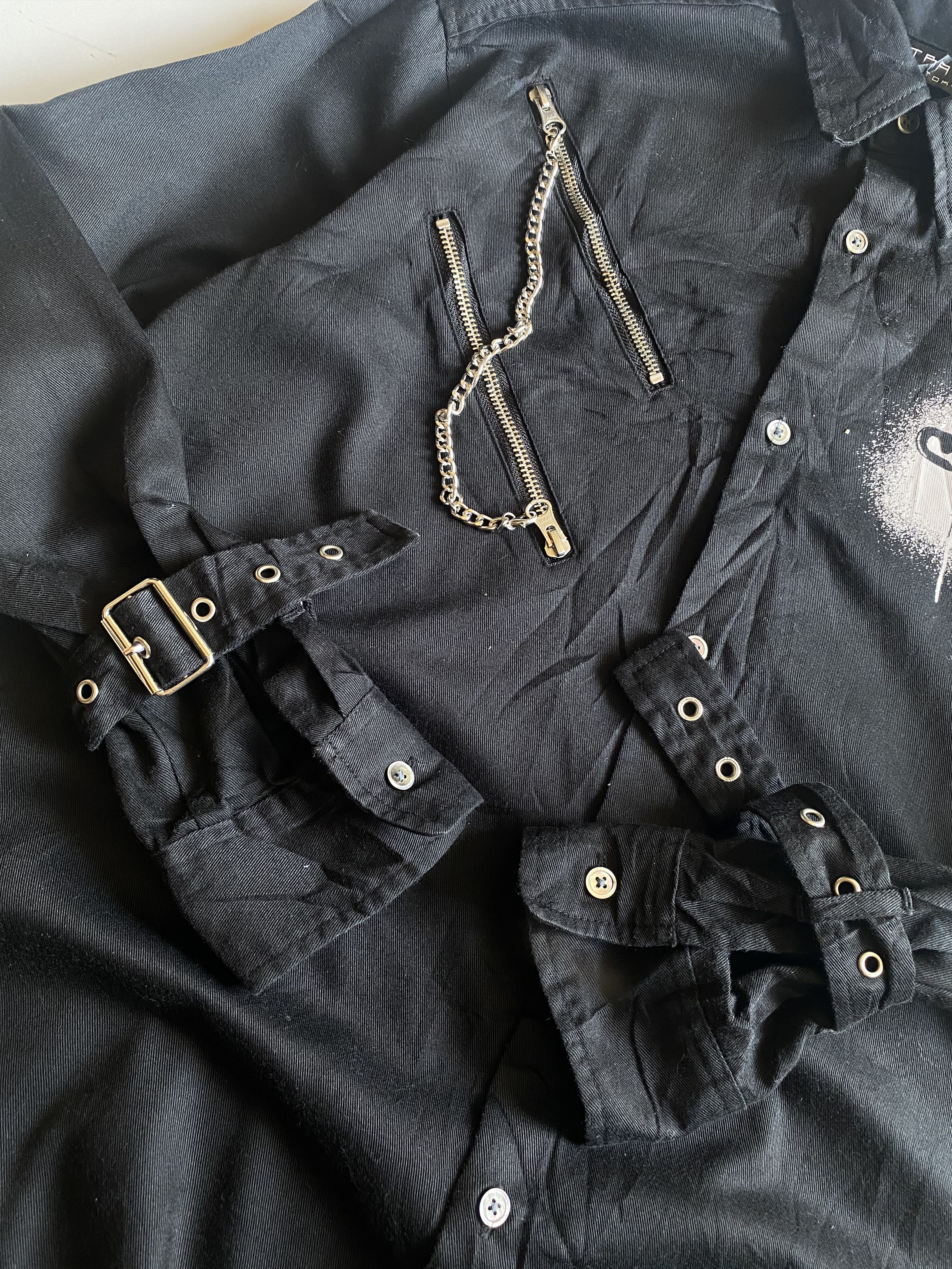 Japanese Brand Japanese punk Bondage shirt Size US L / EU 52-54 / 3 - 3 Thumbnail