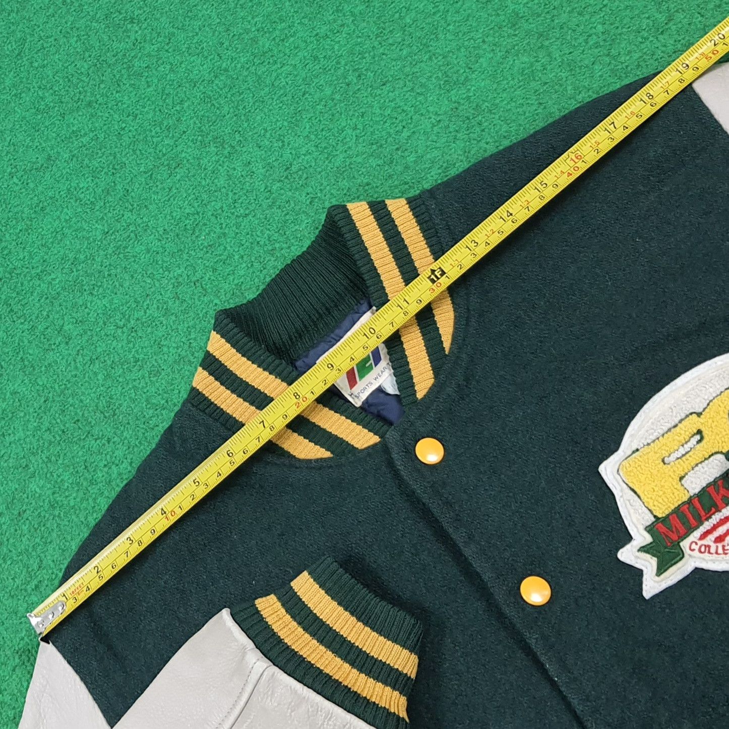 Japanese Brand Milky Way Football Club Varsity Letterman Jacket C291N23 Size US M / EU 48-50 / 2 - 13 Thumbnail