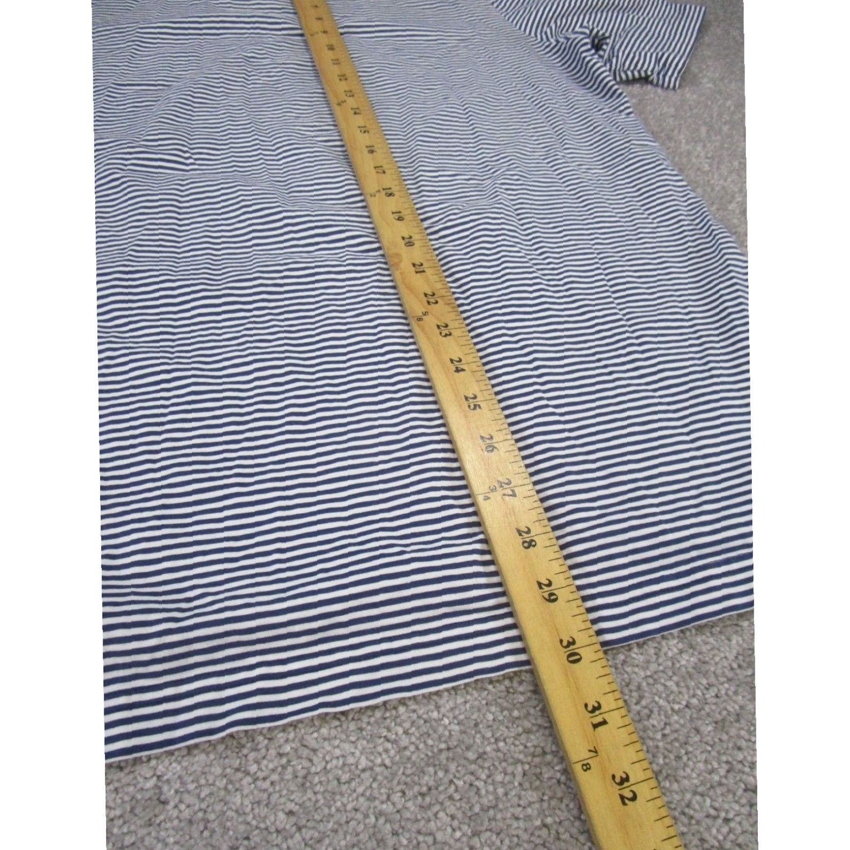 Peter Millar Peter Millar Mens XL Extra Large Mountainside Blue Striped Polo Golf Shirt Size US XL / EU 56 / 4 - 5 Thumbnail