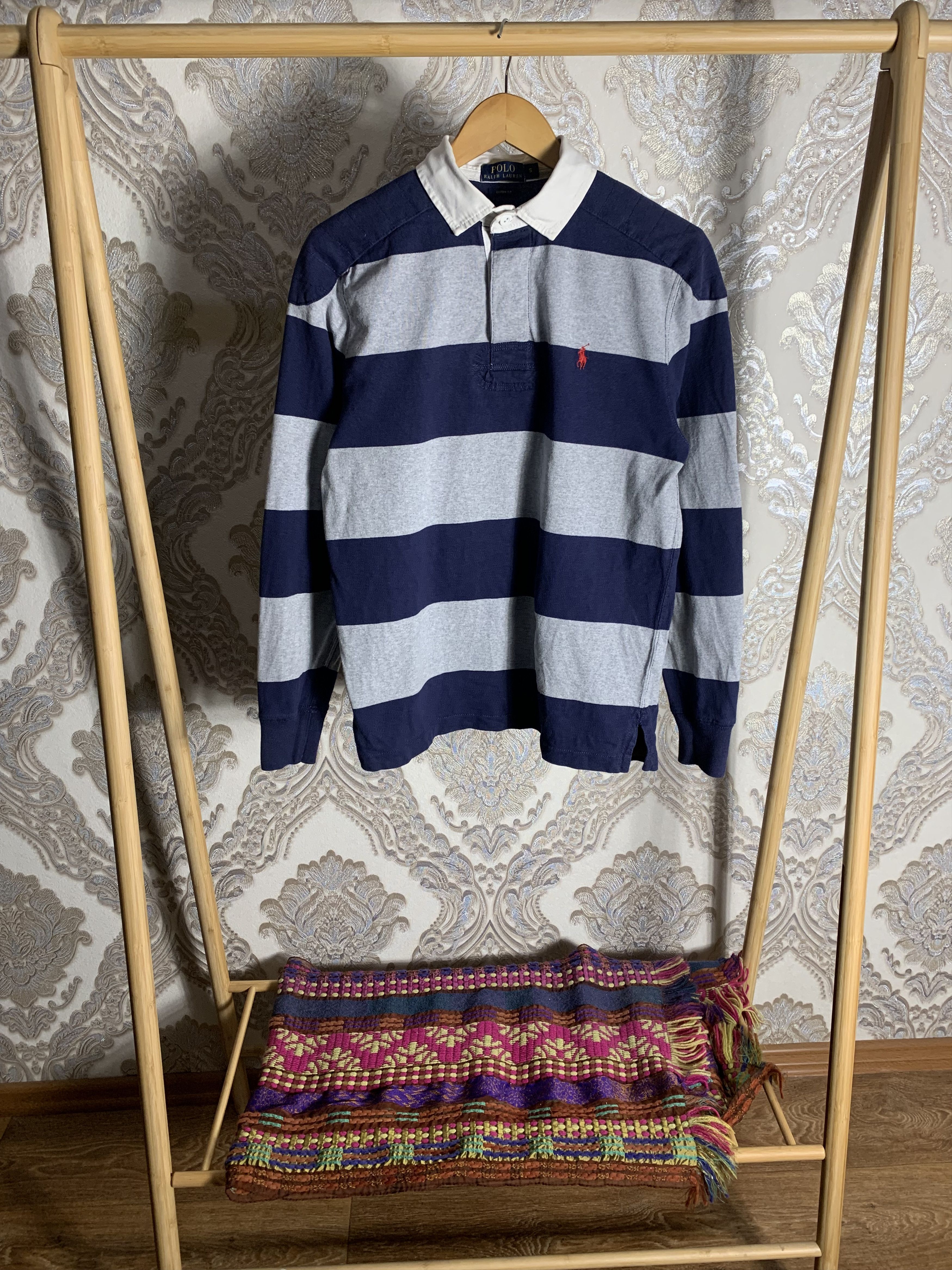 Polo Ralph Lauren VINTAGE POLO RALPH LAUREN RETRO RUGBY DESIGNER CASUAL Y2K 90 Size US S / EU 44-46 / 1 - 1 Thumbnail