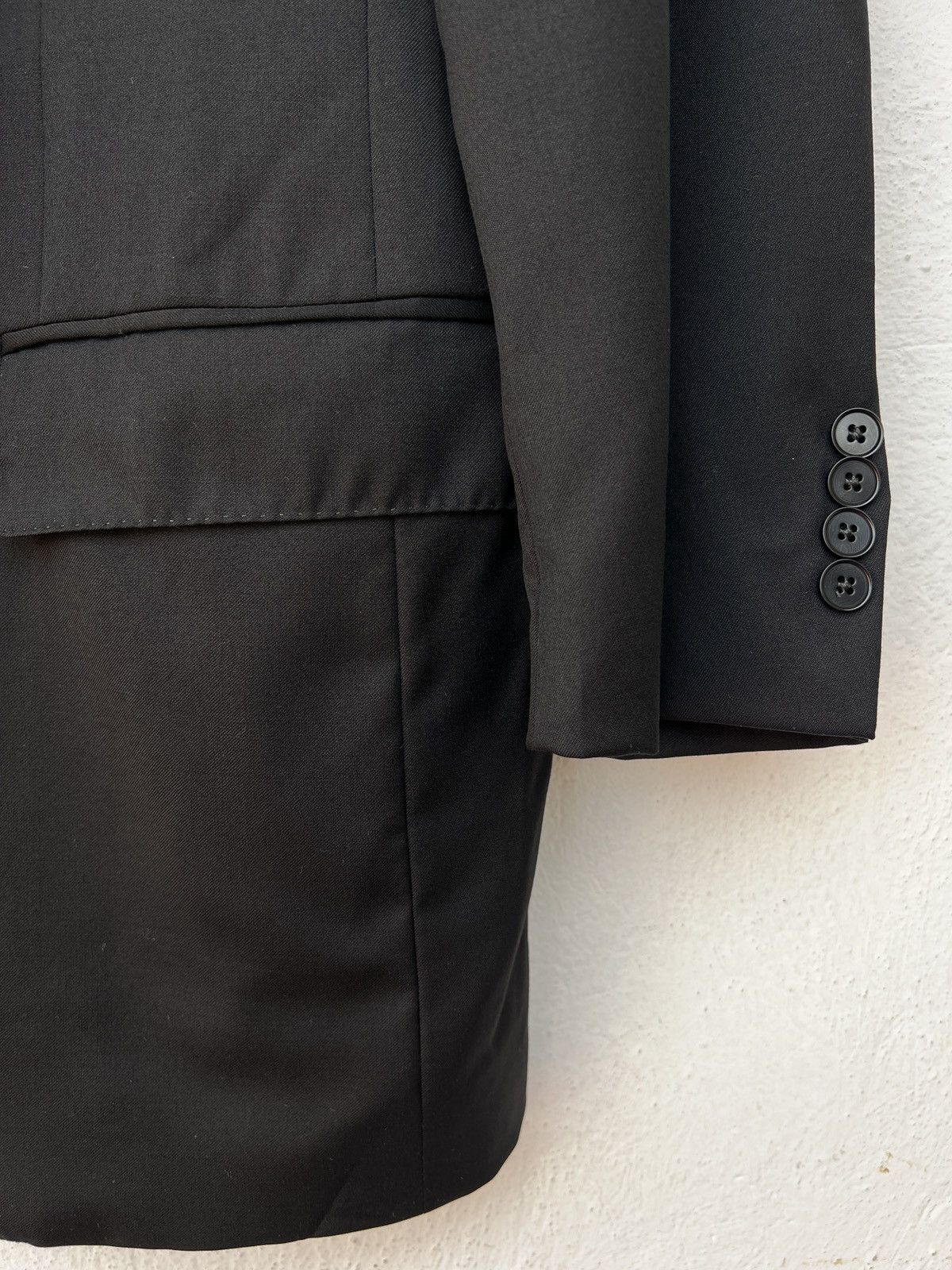 Ermenegildo Zegna Ermenegildo Zegna Tailored Blazer XL Black Wool Size 44R - 7 Thumbnail