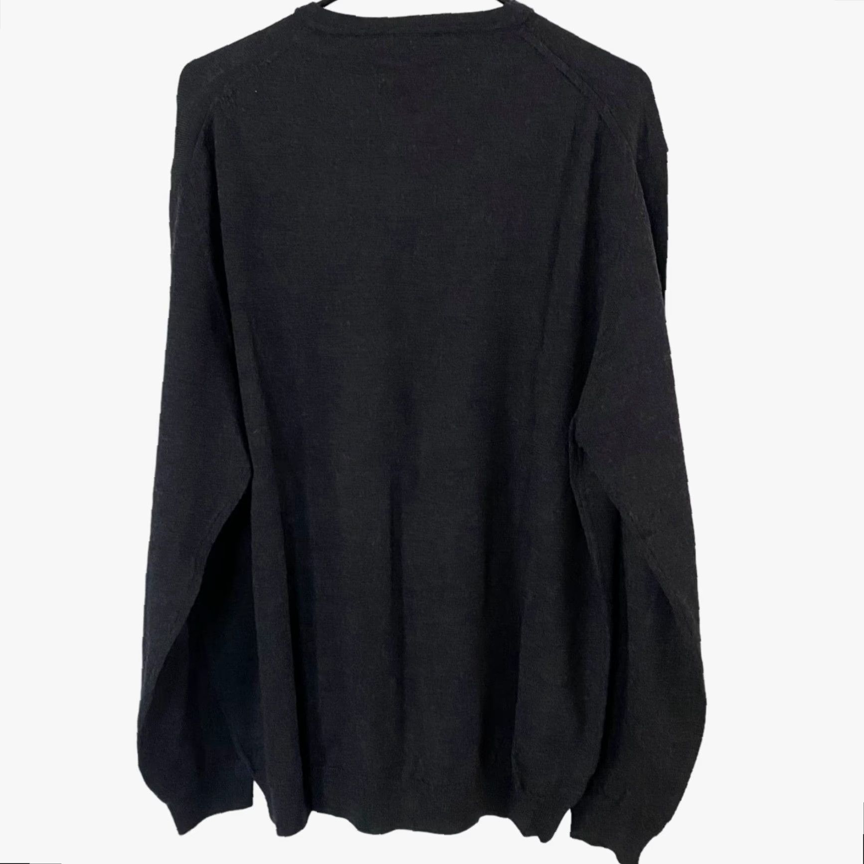 Vintage Ponte Vecchio Crewneck Sweater Gray Men's XL Merino Wool Pullover Long-Sleeve Size US XL / EU 56 / 4 - 3 Thumbnail