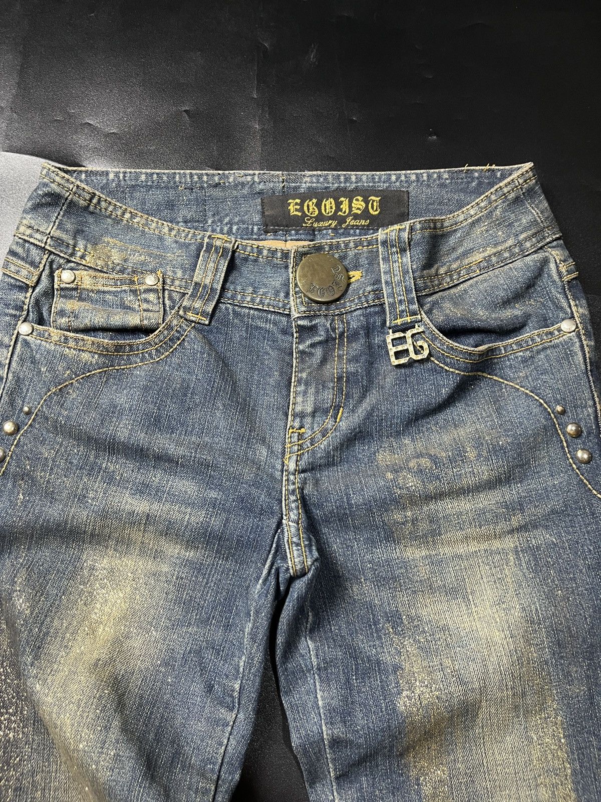 Other 1990s Egoist Big Flare Jeans Size US 28 / EU 44 - 6 Thumbnail