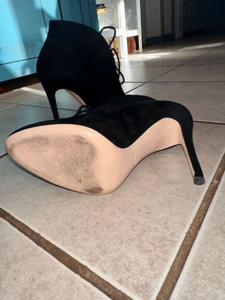 Other DEIMILLE black suede ankle booties Size US 6.5 / IT 36.5 - 4 Thumbnail