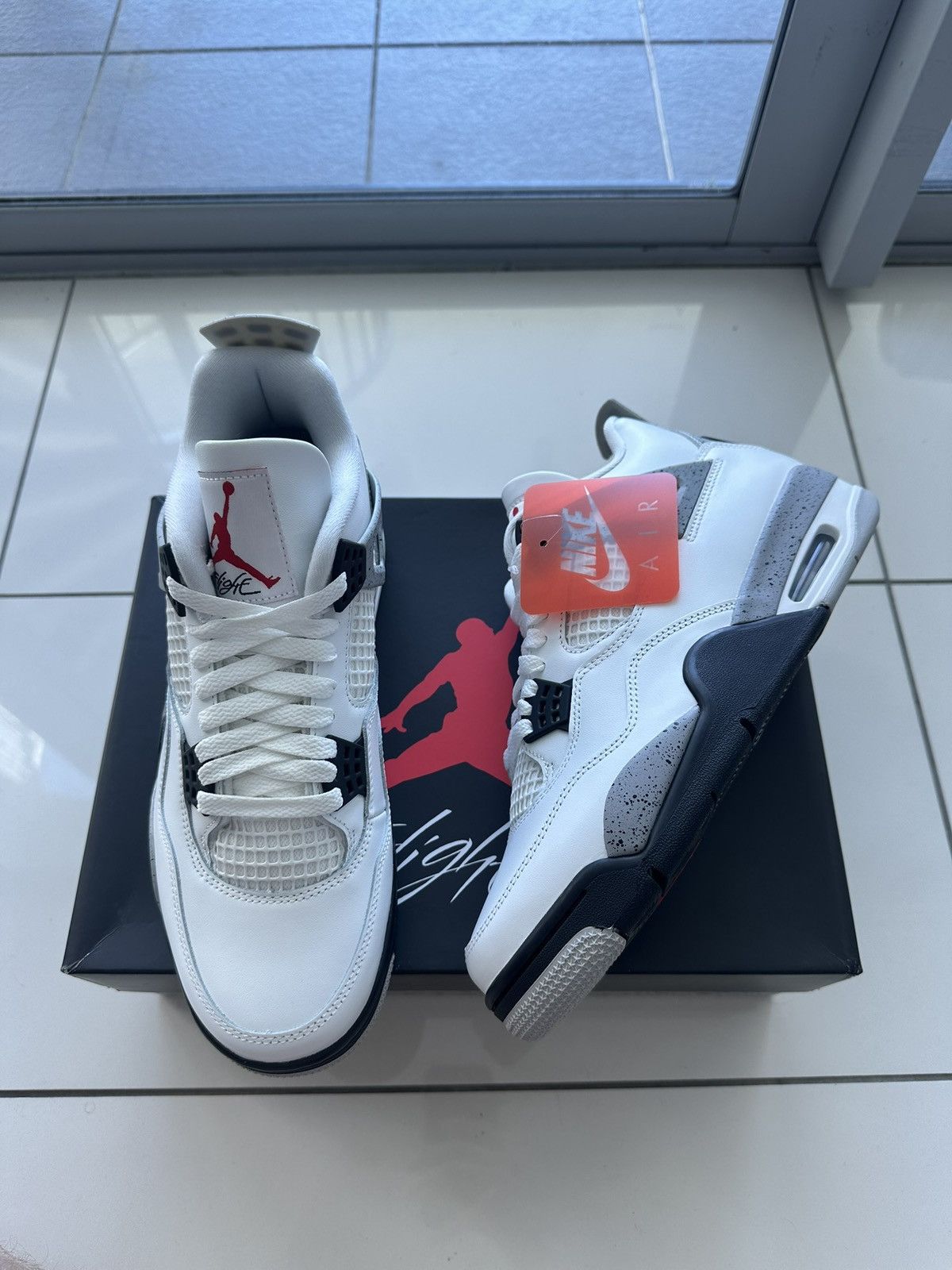 Jordan Brand J4 white cement Size US 9 / EU 42 - 3 Thumbnail