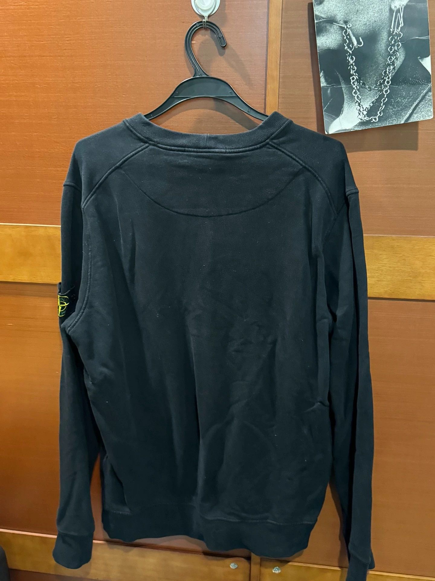 Stone Island STONE ISLAND light fleece crewneck black Size US L / EU 52-54 / 3 - 5 Thumbnail
