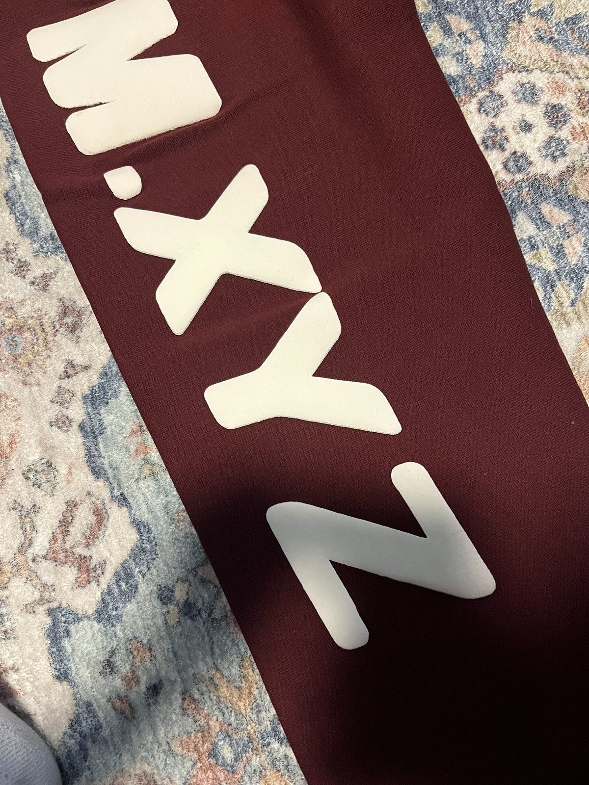 Cactus Plant Flea Market Cactus Plant Flea Market CPFM XYZ Sweatpants “Burgundy” Size US 32 / EU 48 - 3 Thumbnail