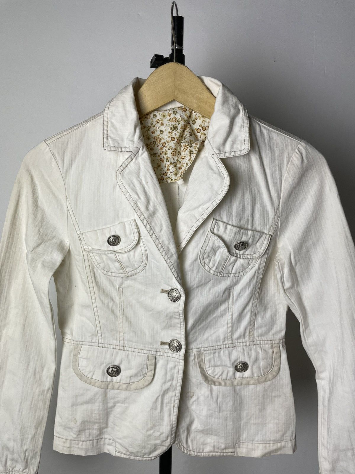 Japanese Brand Gothic Vkei Blazer Jacket Apocalypse Size XS / US 0-2 / IT 36-38 - 2 Thumbnail