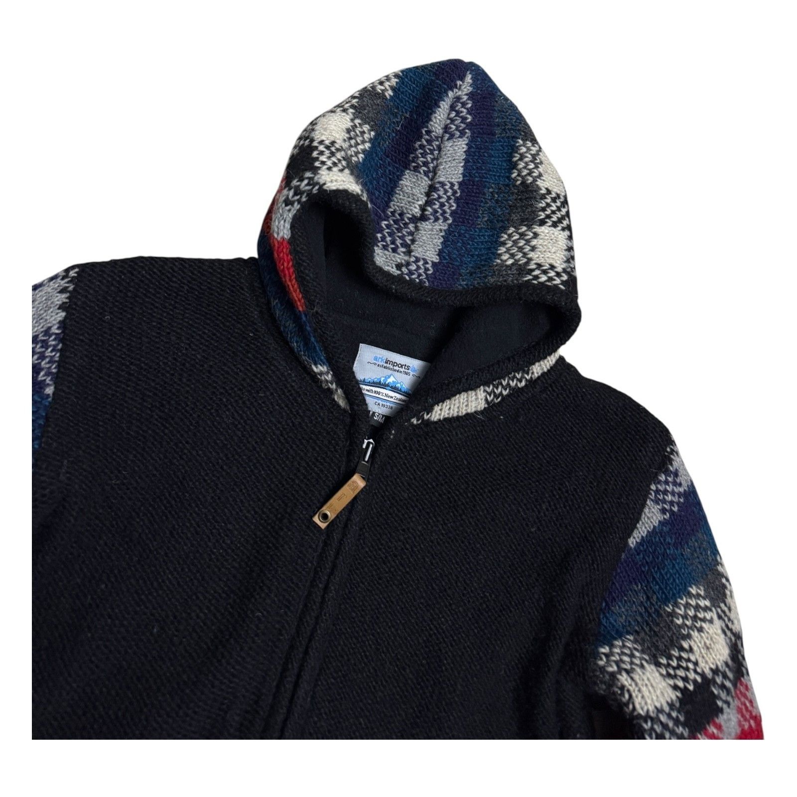 Other ARK IMPORTS New Zealand WOOL Vintage Winter Jacket Small Size S / US 4 / IT 40 - 3 Thumbnail