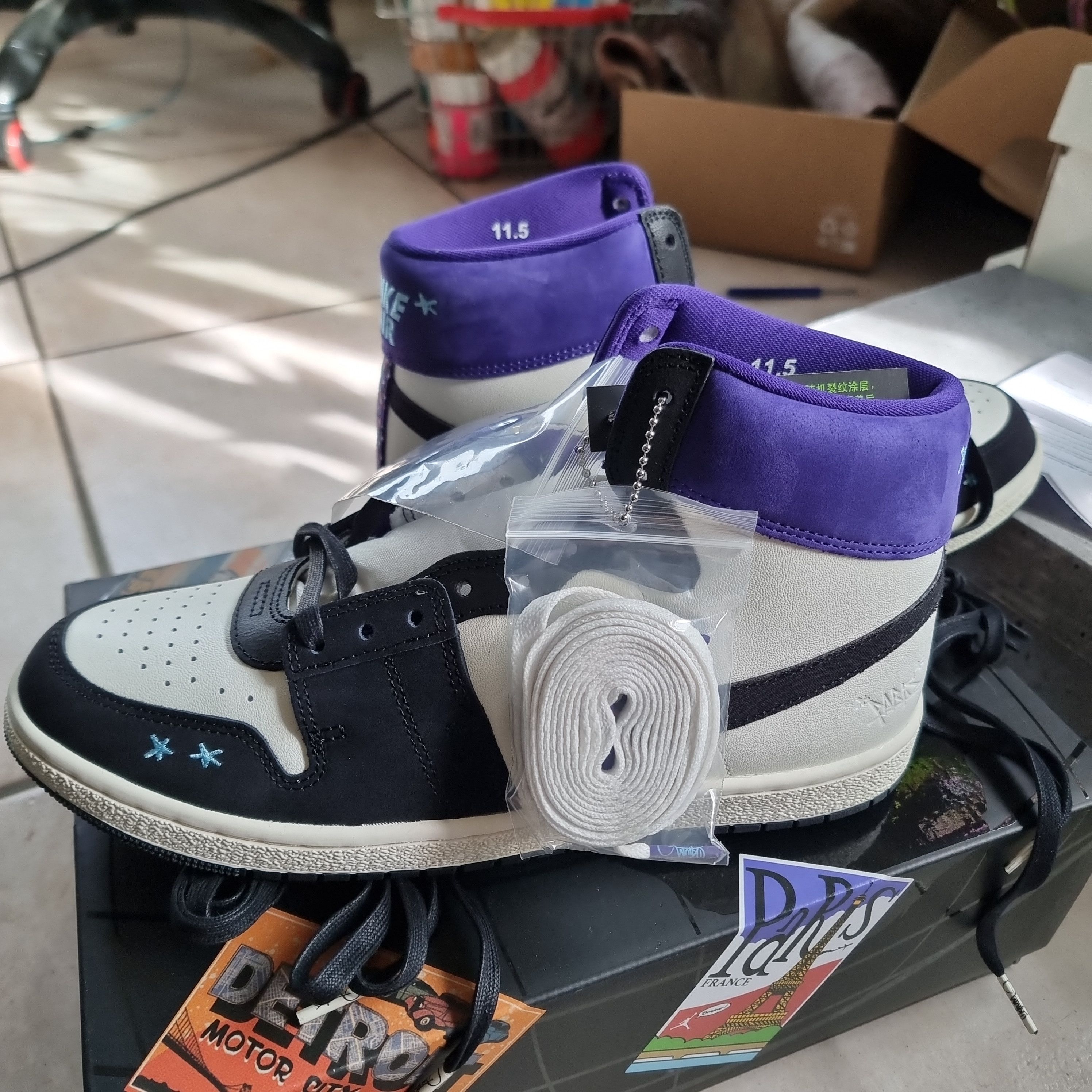 Jordan Brand Nike Jordan Air Ship PE SP Opium Size US 10 / EU 43 - 1 Thumbnail