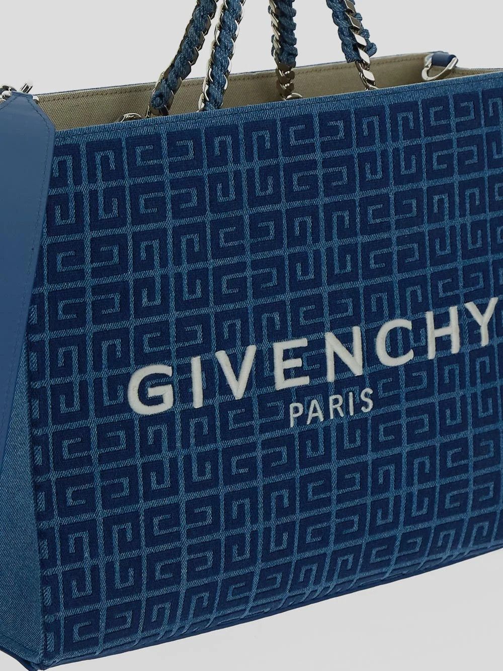 Givenchy o1srvl11e1124 Size: OS/ G-Tote Bag in Medium Blue Size ONE SIZE - 3 Thumbnail