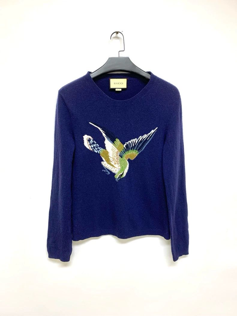 Gucci Gucci Embroidered pattern knitted sweater 2502-Nextarrow Size US L / EU 52-54 / 3 - 1 Thumbnail