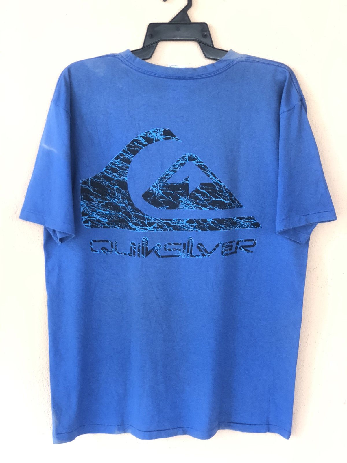 image of Quiksilver x Vintage 90's Quicksilver Surfing Tee in Blue, Men's (Size Large)