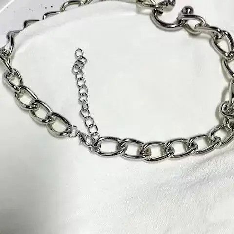 Jewelry Hip Hop C Shape Necklaces Size ONE SIZE - 4 Thumbnail