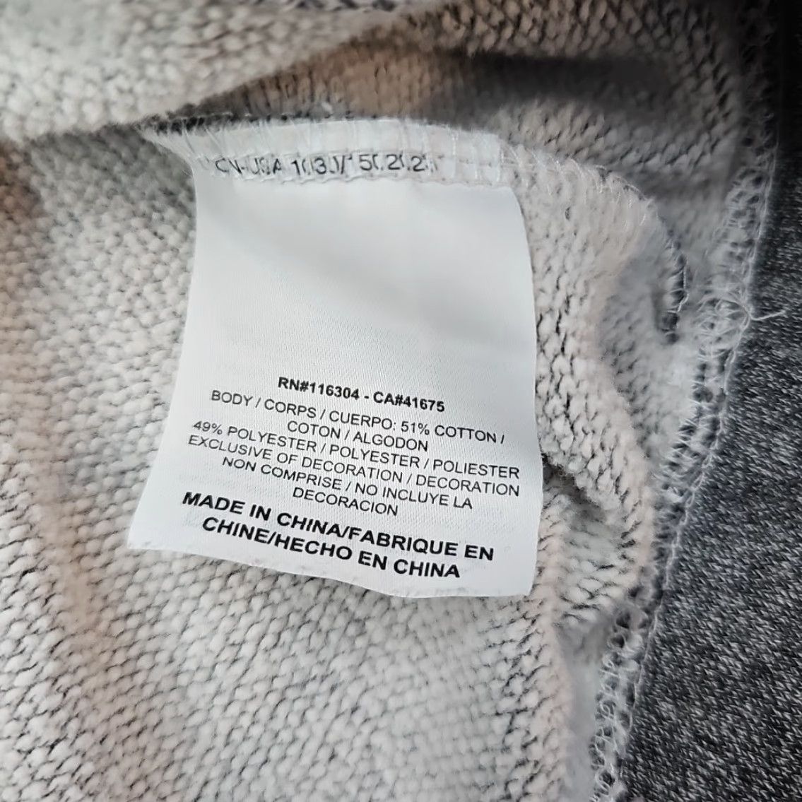 Converse Converse Shirt Men XL Grey Long Sleeve Sweatshirt Logo Over Stitch Pull Over Size US XL / EU 56 / 4 - 4 Thumbnail