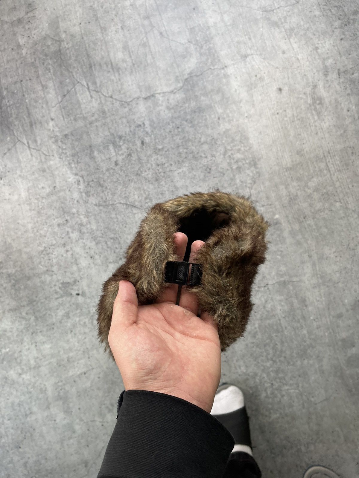 Japanese Brand × Vintage Vintage Crazy Y2k Mohair Fuzzy Hat Ushanka Punk Huge Size ONE SIZE - 6 Thumbnail