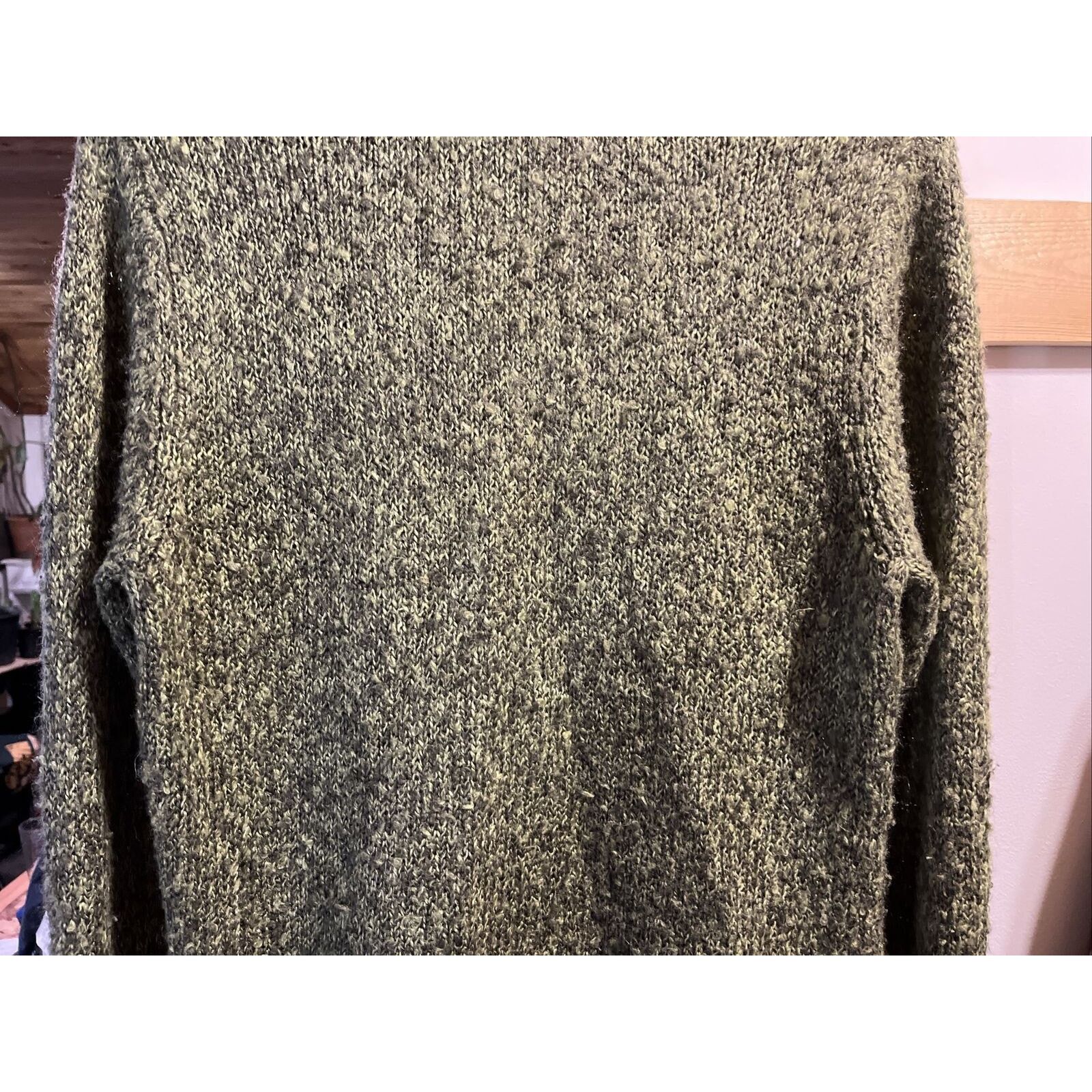Woolrich Woolen Mills Woolrich VTG Women’s M Olive Green Wool Ramie Blend Sweater Size M / US 6-8 / IT 42-44 - 14 Thumbnail