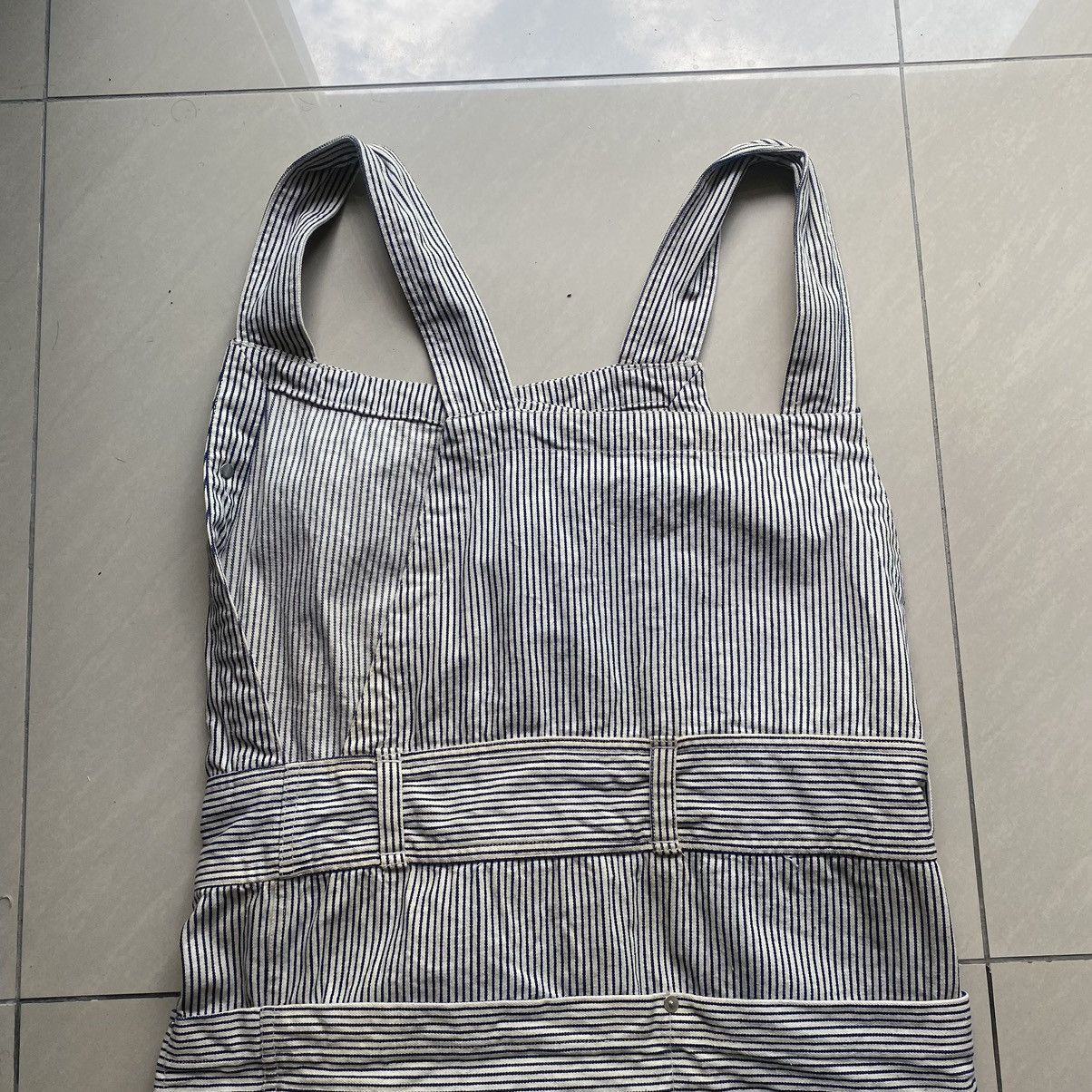 Issey Miyake Vintage Issey Miyake Hickory Stripe Overalls Dress Size S / US 4 / IT 40 - 11 Thumbnail