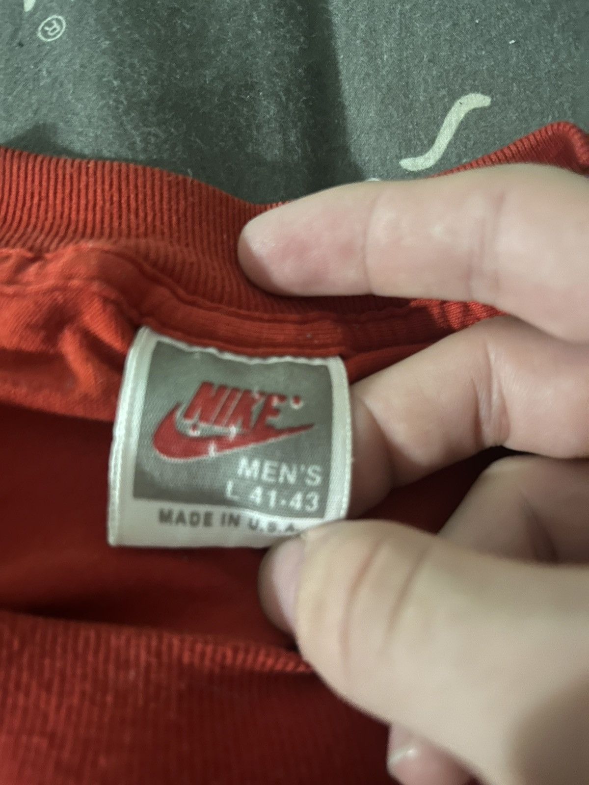 Nike × Vintage Vintage 90s Nike Tee Size US L / EU 52-54 / 3 - 6 Thumbnail