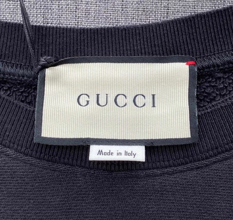 Gucci Gucci Teddy bear embroidered cotton sweatshirt 2502-Nextarr Size US M / EU 48-50 / 2 - 3 Thumbnail