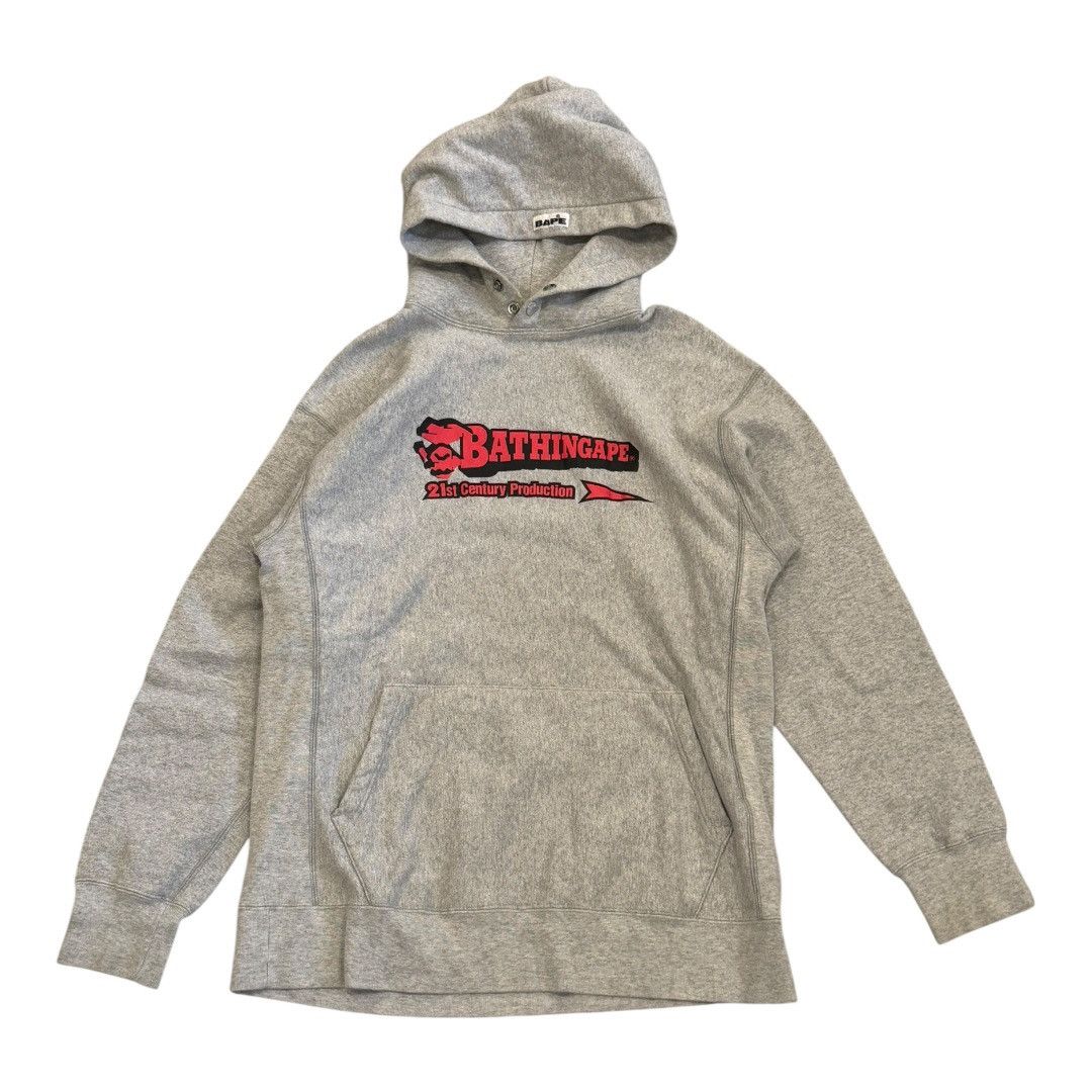 Bape Late 90’s / Early 00’s Bape Snap Hoodie Size US L / EU 52-54 / 3 - 1 Thumbnail