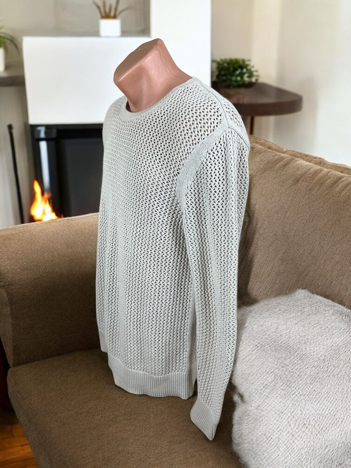Allsaints Allsaint Destinn Crew beige sweater size L Size US L / EU 52-54 / 3 - 4 Thumbnail