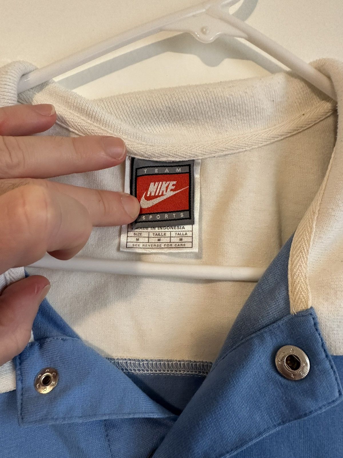 Nike Vintage UNC Nike Shooting Shirt Size US M / EU 48-50 / 2 - 2 Thumbnail