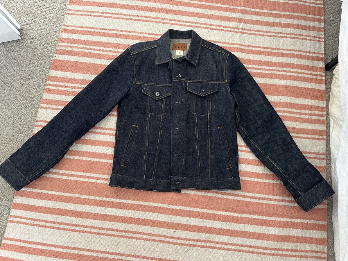 Image of Gap Japanese Denim Jacket in Blue, Men's (Size Small)