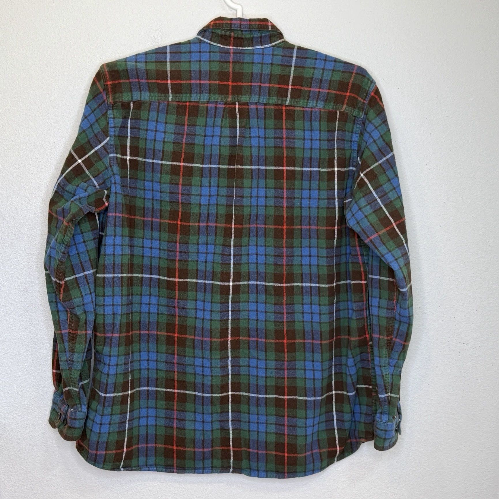 Vintage VINTAGE L.L. Bean Button Down Shirt Mens XL-Tall Blue Plaid Long Sleeve Traditional Fit Size US XL / EU 56 / 4 - 5 Thumbnail